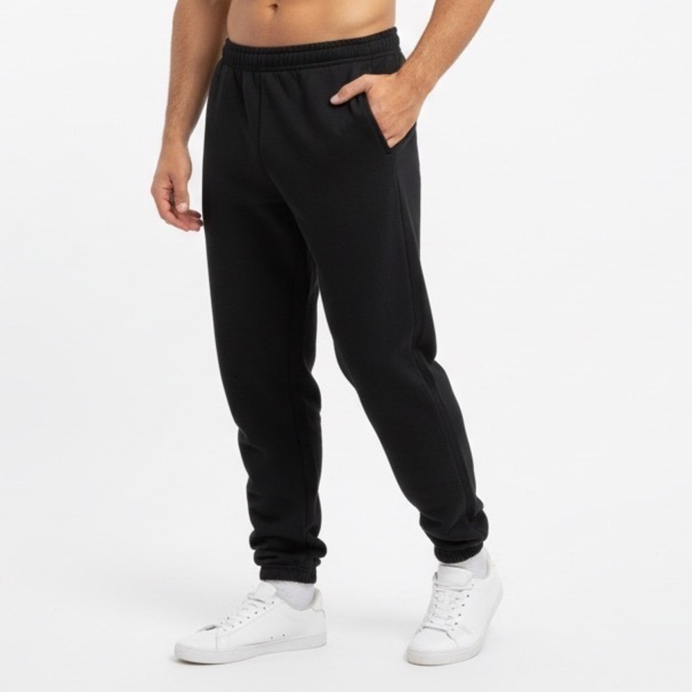 Gildan DryBlend USS Stout DDG 55 Athletic Dept Mens Medium Black Sweatpants